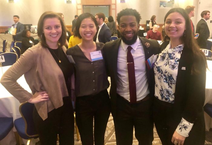 Isabella Parrotta with colleagues from the World Trade Center Institute in Baltimore, MD.