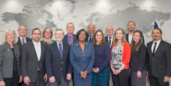 Global Ties U.S. Board of Directors in 2018