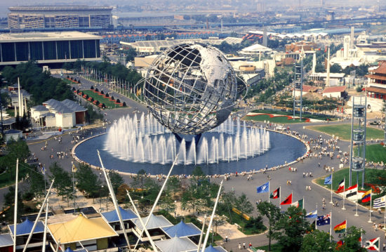 Image of the Unisphere at the 1964 New York Expo