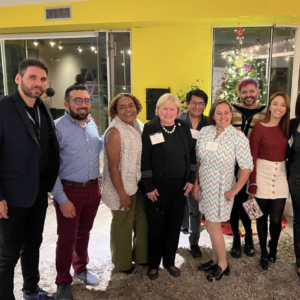 Participants enjoy an unforgettable evening with Anne Grimes, Director of the Office of International Visitors at the U.S. Department of State.