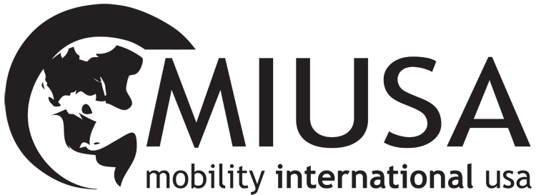 Logo for Mobility International USA (MIUSA)