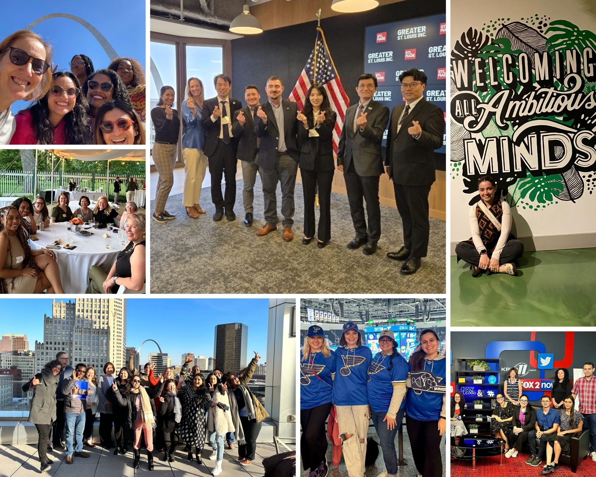 Collage of IVLP participants